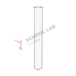 Medium Wall Glass Test Tube with Rim - 24x200mm